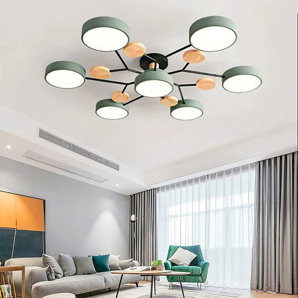 Slim Deckenlampe – Metall, modernes Design, 90–260V