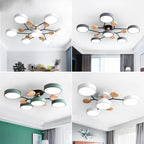 Slim Deckenlampe – Metall, modernes Design, 90–260V