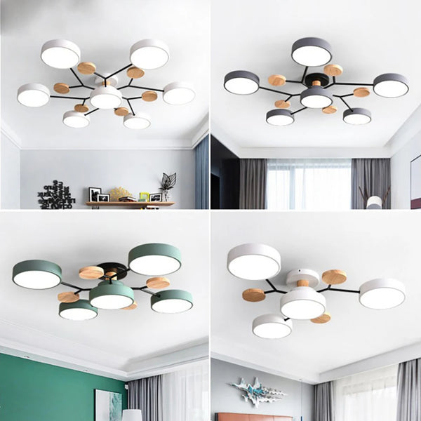 Slim Deckenlampe – Metall, modernes Design, 90–260V