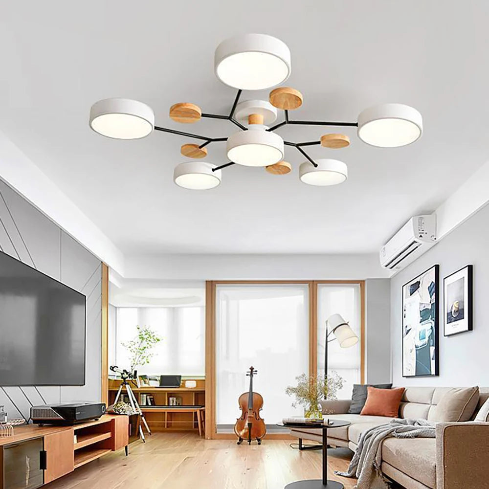 Slim Deckenlampe – Metall, modernes Design, 90–260V