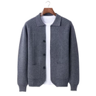 Luxus - Kaschmir Overshirt mit weicher Strickstruktur