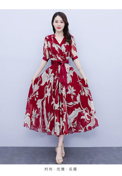 Theffanie's | maxikleid mit v-ausschnitt