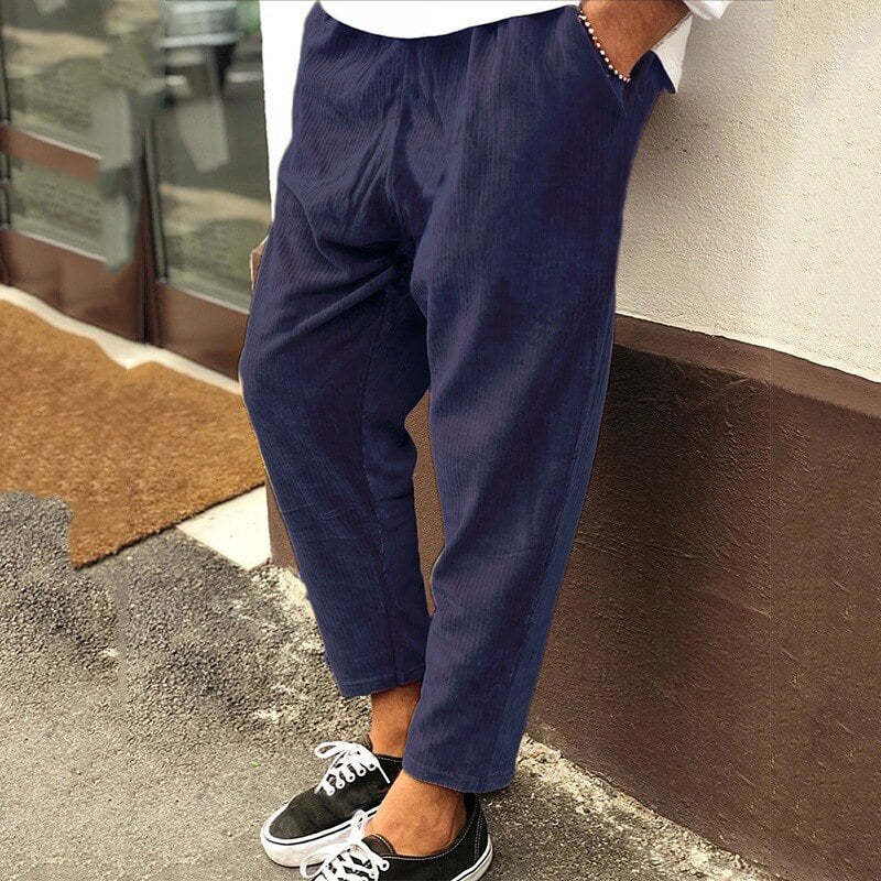 Max | lässig lockere cord hose für herren