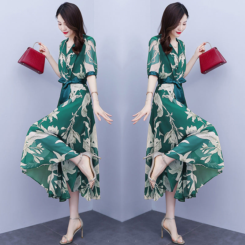 Theffanie's | maxikleid mit v-ausschnitt