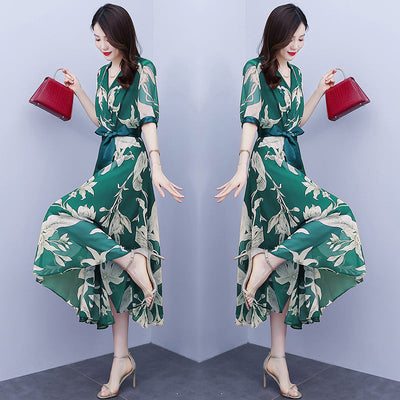 Theffanie's | maxikleid mit v-ausschnitt