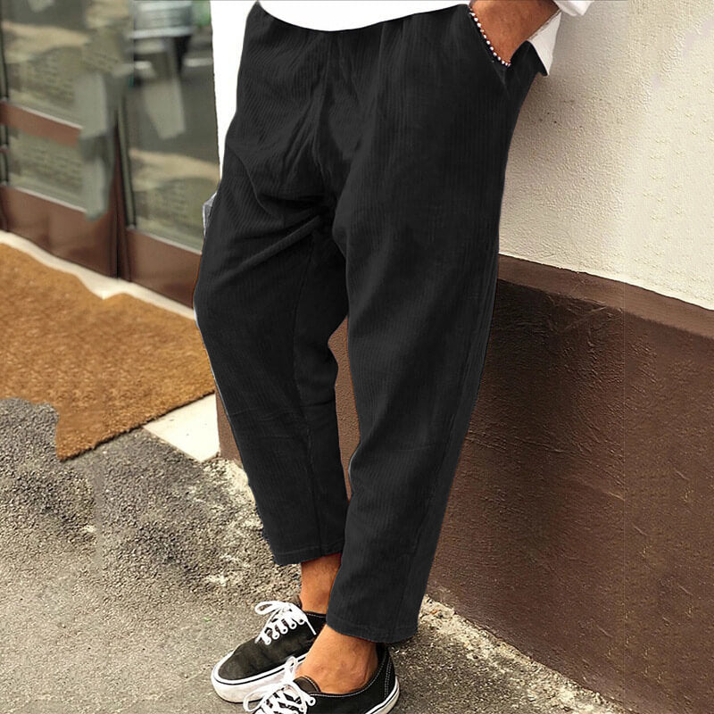 Max | lässig lockere cord hose für herren