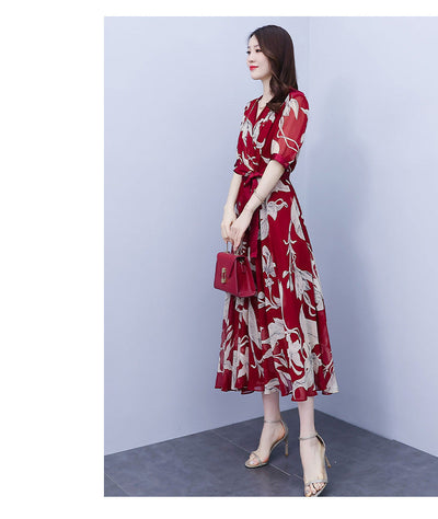 Theffanie's | maxikleid mit v-ausschnitt
