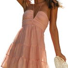 Damen Kleid aus Baumwolle und Polyester | Ärmelloses Kleid mit Rundhalsausschnitt | Alltag und Urlaub | Schmid