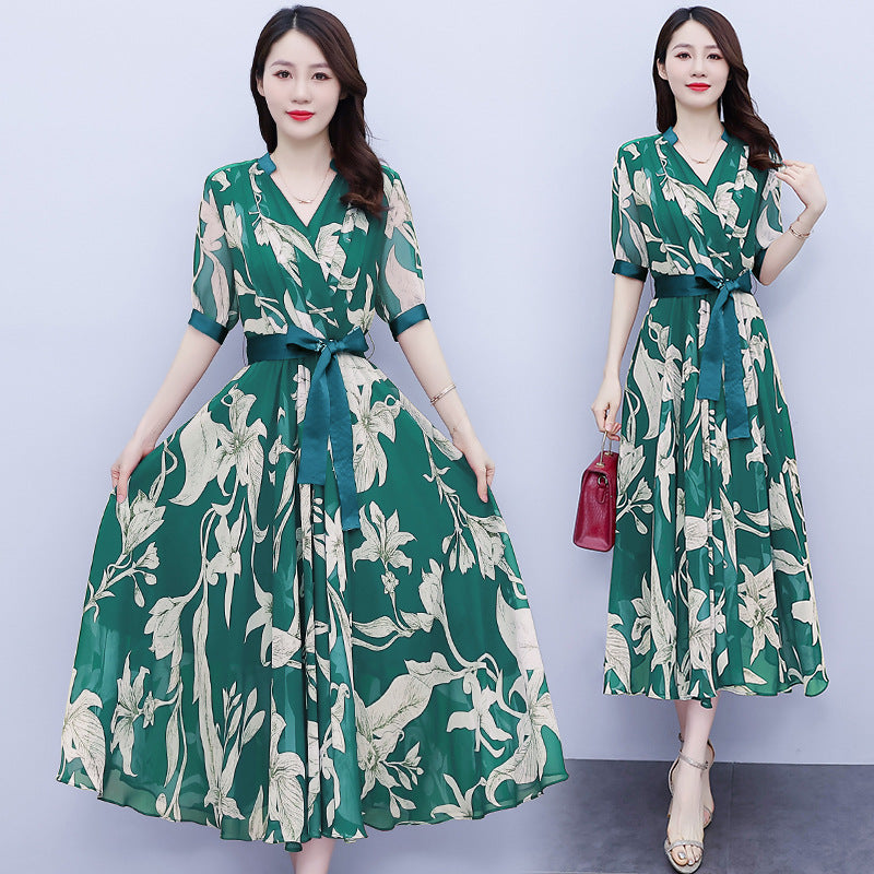 Theffanie's | maxikleid mit v-ausschnitt