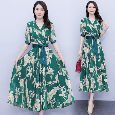 Theffanie's | maxikleid mit v-ausschnitt