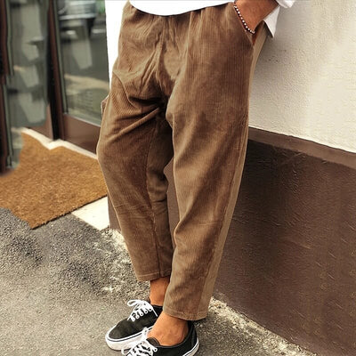 Max | lässig lockere cord hose für herren