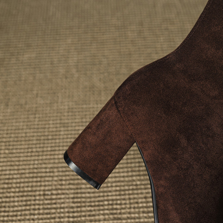 Sienna Suede Stiefel – Damen Mid-Calf Boots aus Wildleder-Look