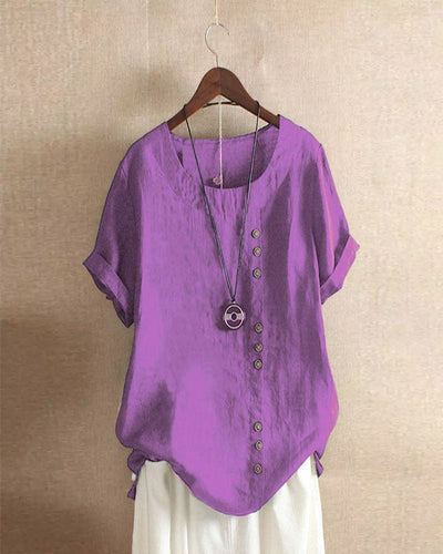 Damen l Kurzarm-Bluse