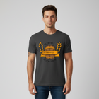 Herren Oktoberfest-T-Shirt aus Polyester | Rundhals & Kurze Ärmel | Bedrucktes Festivalshirt für Freizeit & Themenanlässe | Schmid