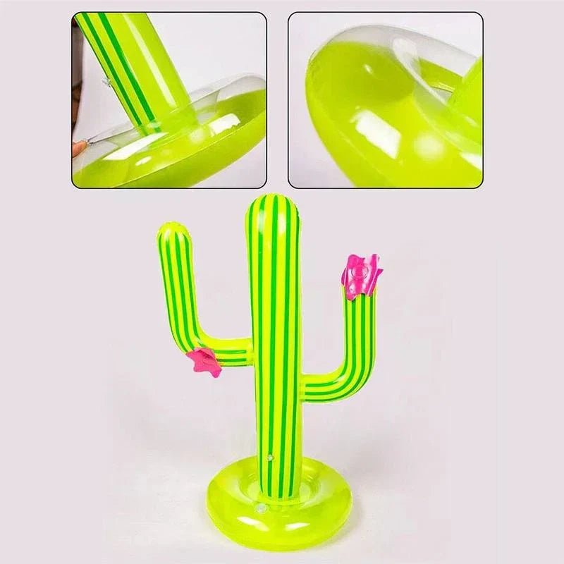 Cactusfun | Aufblasbares Kaktus Pool Spielset Für Grillpartys Sommer Und Outdoor Spaß