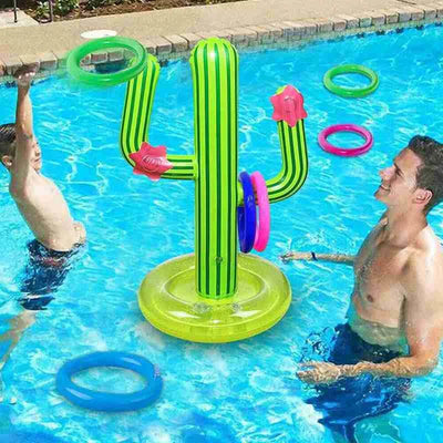 Cactusfun | Aufblasbares Kaktus Pool Spielset Für Grillpartys Sommer Und Outdoor Spaß
