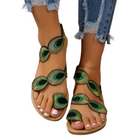 Damen Sandalen | PU Sommer Sandalen Mit Verstellbaren Riemen | Alltagsgebrauch Und Urlaub | Vanero