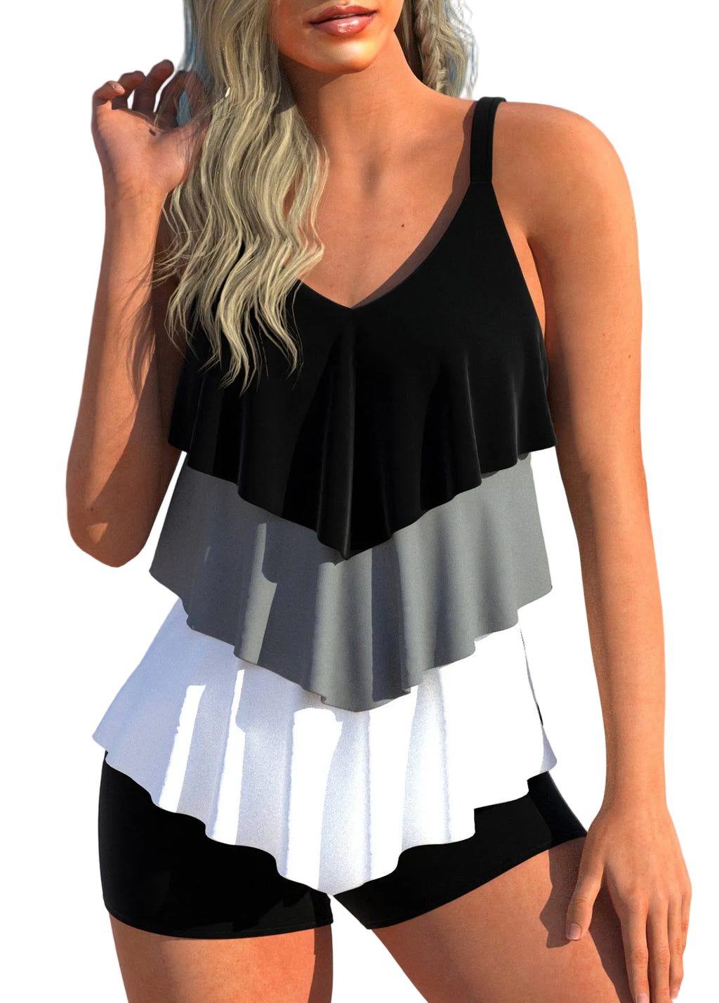 ByFey - Tankini Set mit hochgeschnittener Hose für Damen