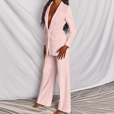 Eleganter l Blazer und Hosenset