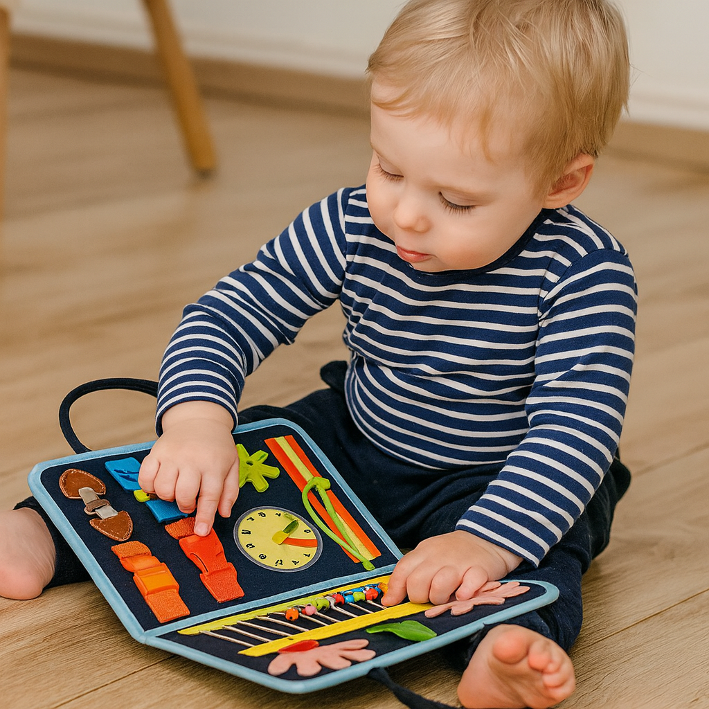 Sensorisches Lernbrett – Aktives Beschäftigungsbrett für Kinder