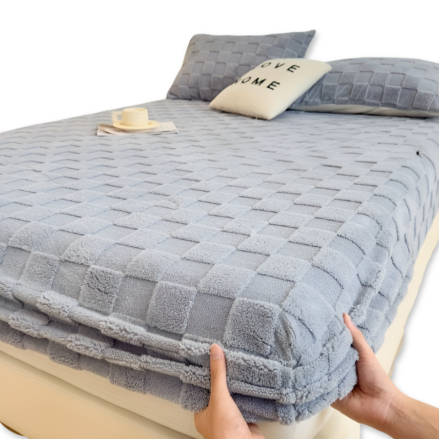 Premium Flauschiges Winterbettlaken – Rutschfest und Atmungsaktiv