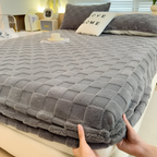 Premium Flauschiges Winterbettlaken – Rutschfest und Atmungsaktiv