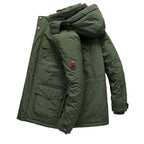 Wasserabweisende Jacke - mit verstellbarer Kapuze und Taschen‑Details