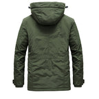 Wasserabweisende Jacke - mit verstellbarer Kapuze und Taschen‑Details
