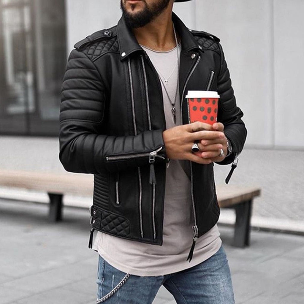Moderne Jacke - mit Langen Ärmeln, Reißverschluss Vorne und Sicheren Taschen