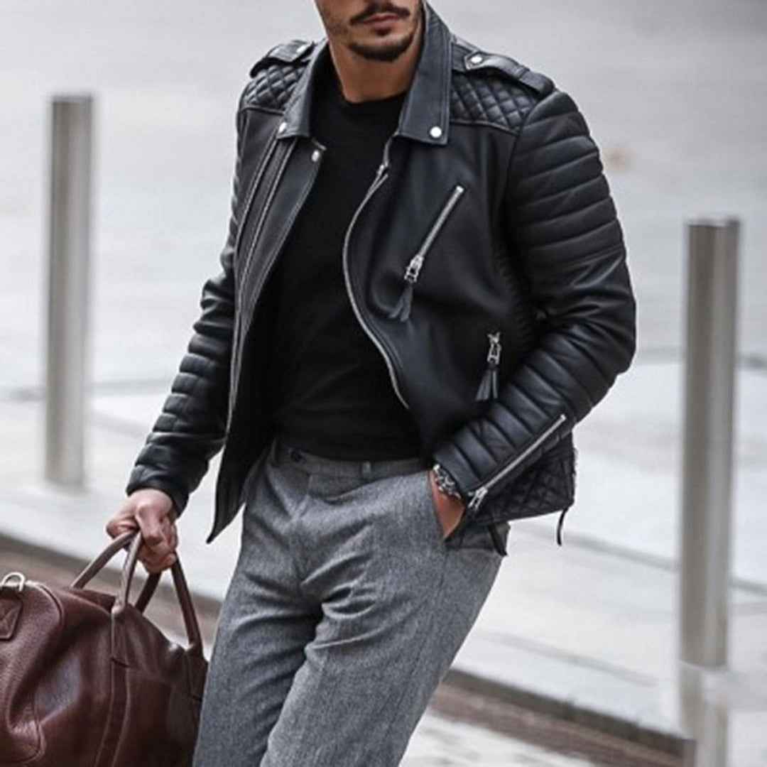 Moderne Jacke - mit Langen Ärmeln, Reißverschluss Vorne und Sicheren Taschen
