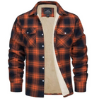 Horizon fleecegefütterte Karomuster-Jacke – Freizeitjacke