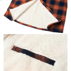 Horizon fleecegefütterte Karomuster-Jacke – Freizeitjacke