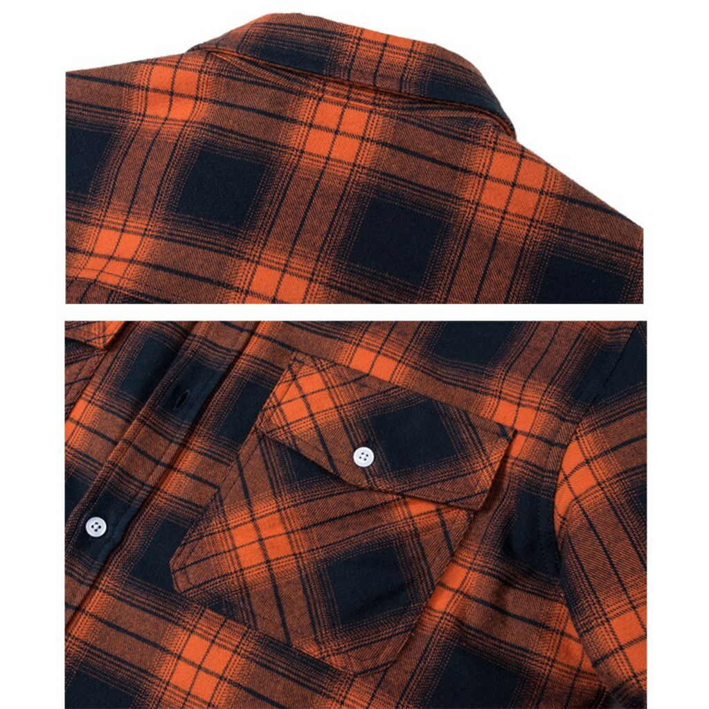 Horizon fleecegefütterte Karomuster-Jacke – Freizeitjacke