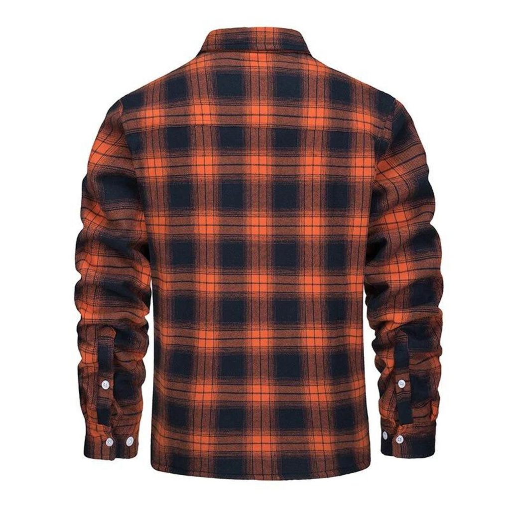 Horizon fleecegefütterte Karomuster-Jacke – Freizeitjacke
