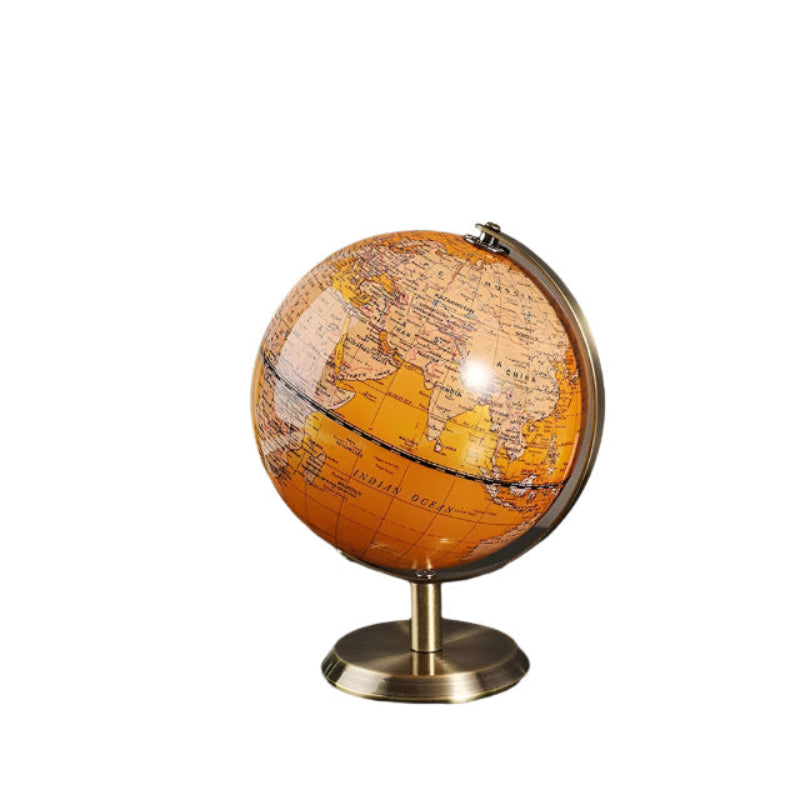 MapMuse | Vintage Globus Mit Detaillierter Karte Für Klassische Einrichtung