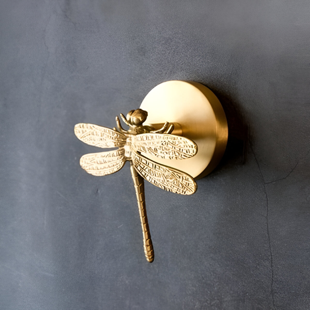 Messing-Wandhaken mit Tiermotiv – rustikale Kleiderhaken