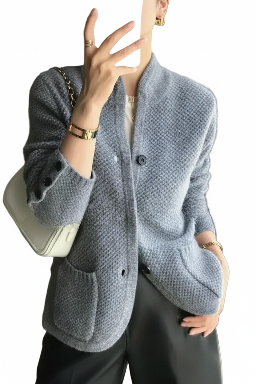 Ophelia – Strickjacke aus Kaschmir- und Wollmischung