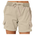 Damen Shorts aus Baumwollmischung | Lässige Passform Shorts | Design mit Seitentaschen für Sommer- und Freizeitgebrauch | Schmid