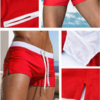 Moderne Herren Badehose – Schnelltrocknende Badeshorts Mit Elastischem Bund