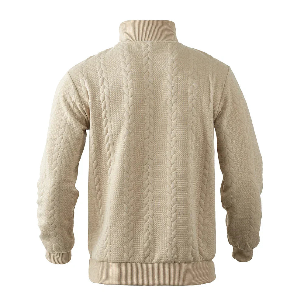 Camden Sweatshirt mit Viertel‑Reißverschluss – Herren Langarm‑Sweatshirt