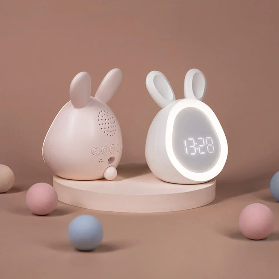 GlowBun - Multifunktionale Weckuhr mit einstellbarer Helligkeit und Lichtquelle