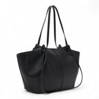 Lyra | Große Handtasche Aaus Schwarzem PU-Leder