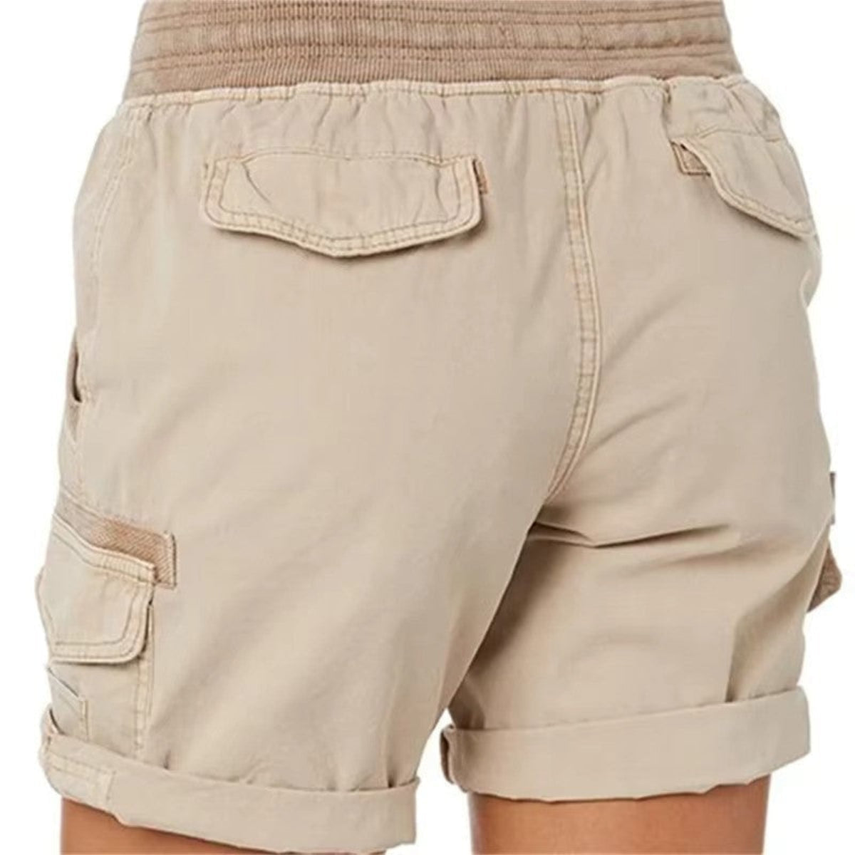Damen Shorts aus Baumwollmischung | Lässige Passform Shorts | Design mit Seitentaschen für Sommer- und Freizeitgebrauch | Schmid