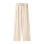 Damen Sommerhosen Mit Hoher Taille | Locker Sitzende Hosen Mit Schnürung Für Warme Tage | Schmid