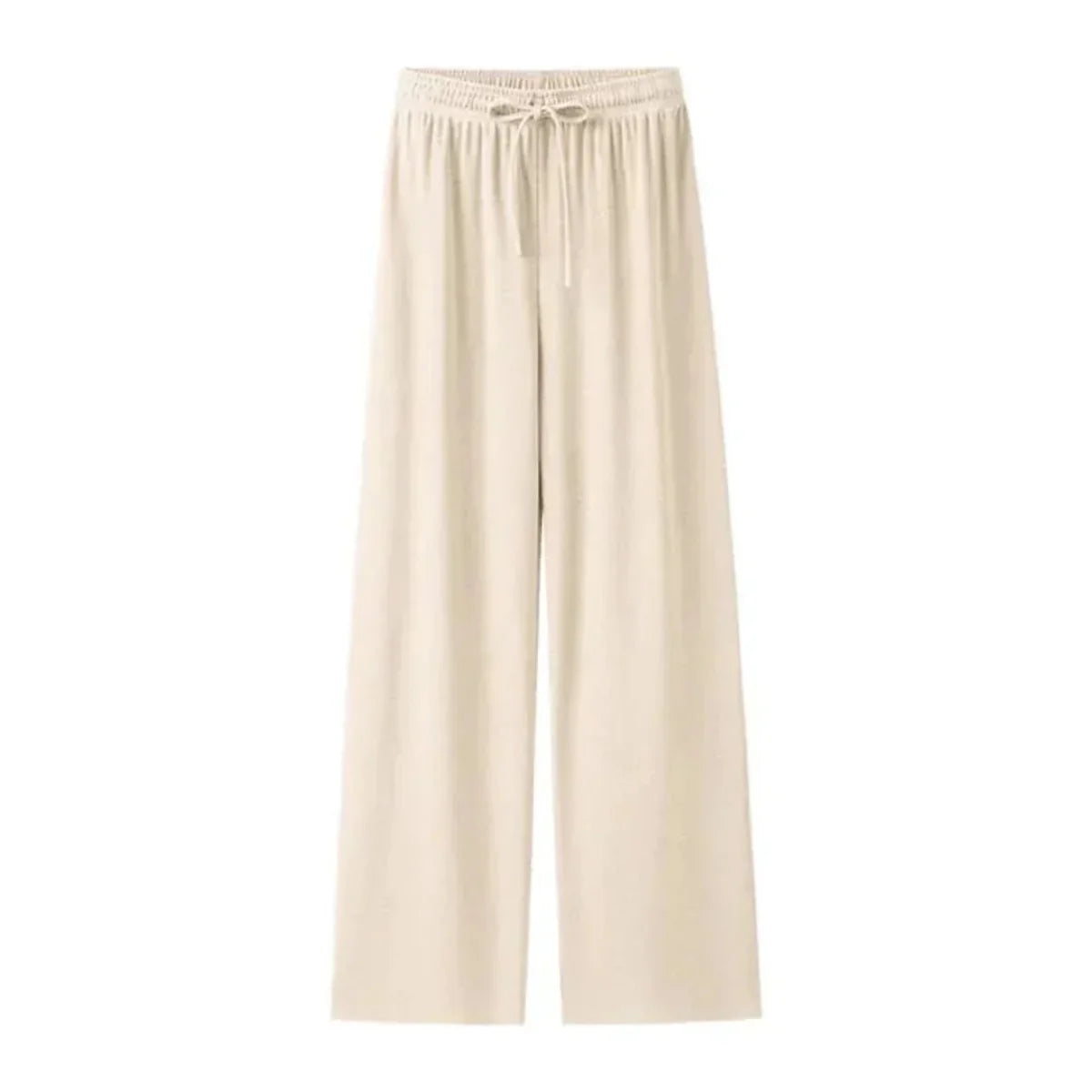 Damen Sommerhosen Mit Hoher Taille | Locker Sitzende Hosen Mit Schnürung Für Warme Tage | Schmid