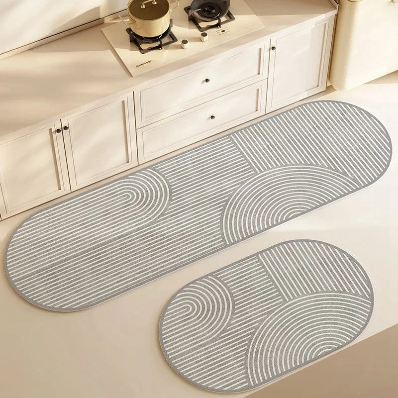 Royaleva Diatomit-Bad- & Küchenmatte – Absorbierend, Rutschfest & Waschbar