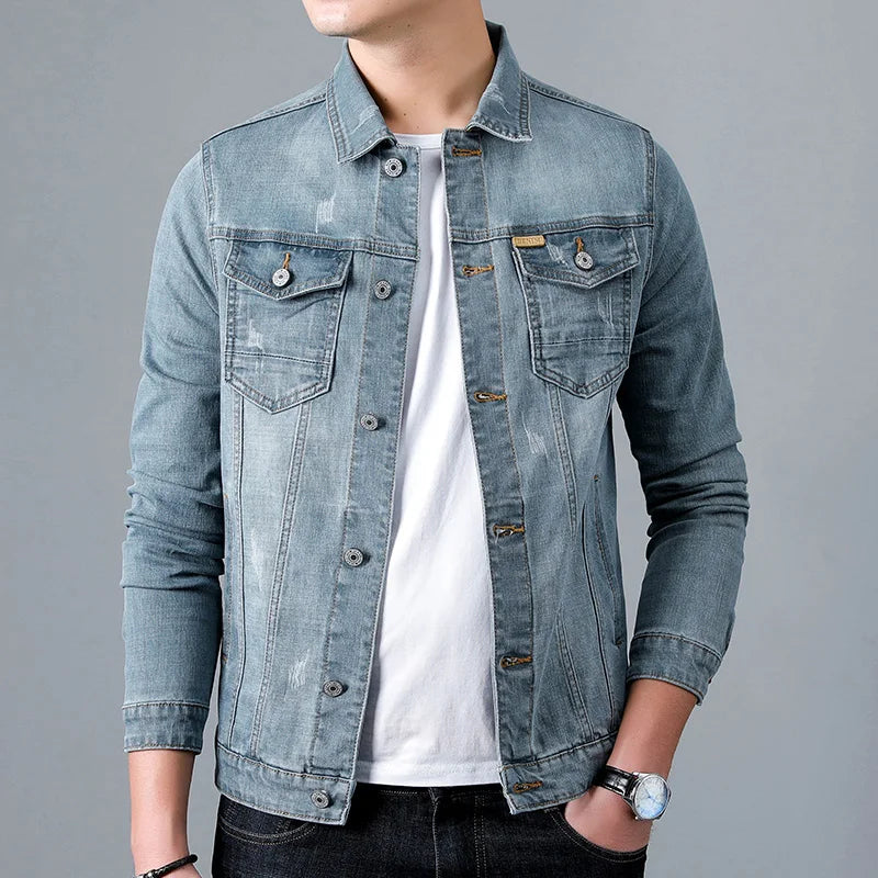 Billy Denim‑Jacke – Herren Langärmlige Jeansjacke
