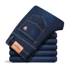 Baumwoll - Jeans mit geradem Schnitt für Herren