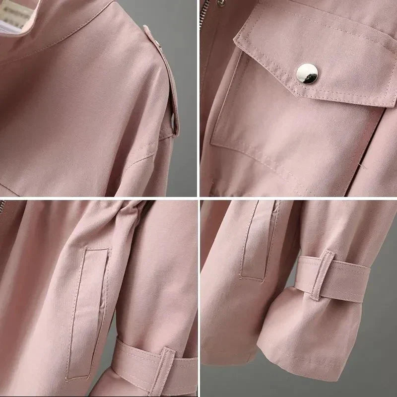 Amélie Übermantel – Damen Woll‑Mischmantel, lang