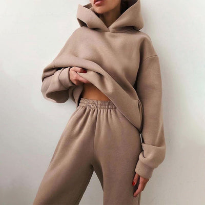 Damen Oversize‑Hoodie & Jogger‑Set | Komfortabler Passform